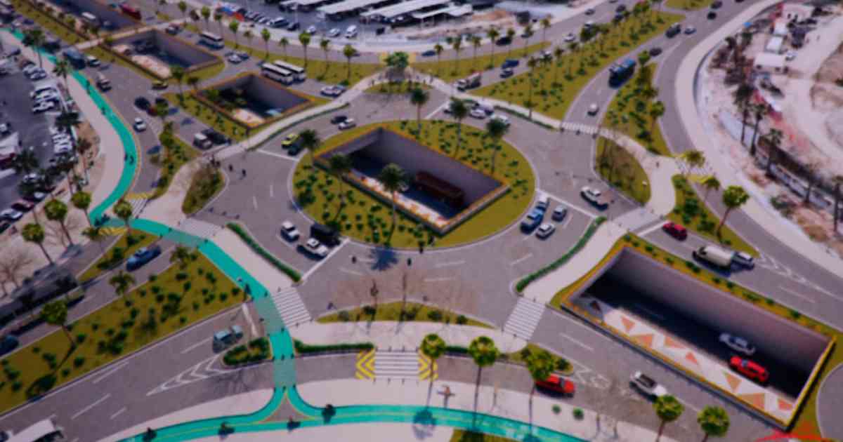 paso a desnivel glorieta fonatur